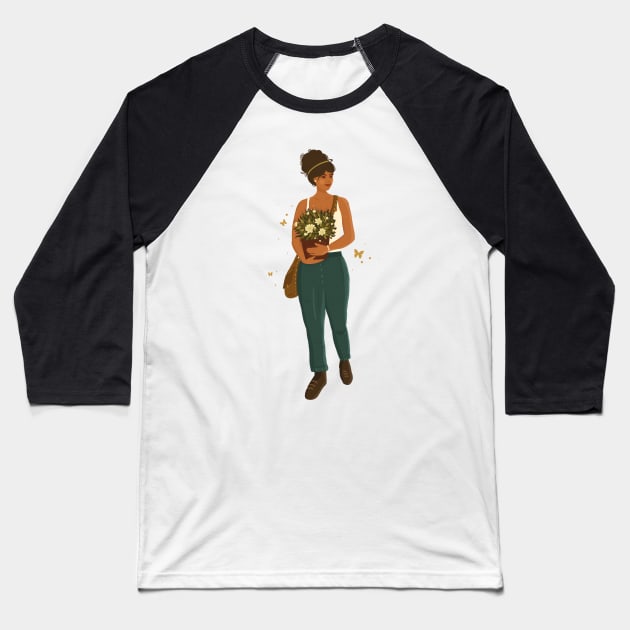 Plant Shopper Baseball T-Shirt by rnmarts